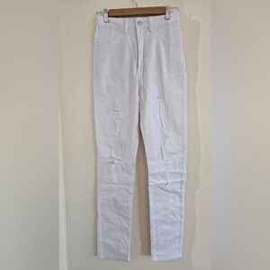 AP Blue by Aphrodite White Jeans